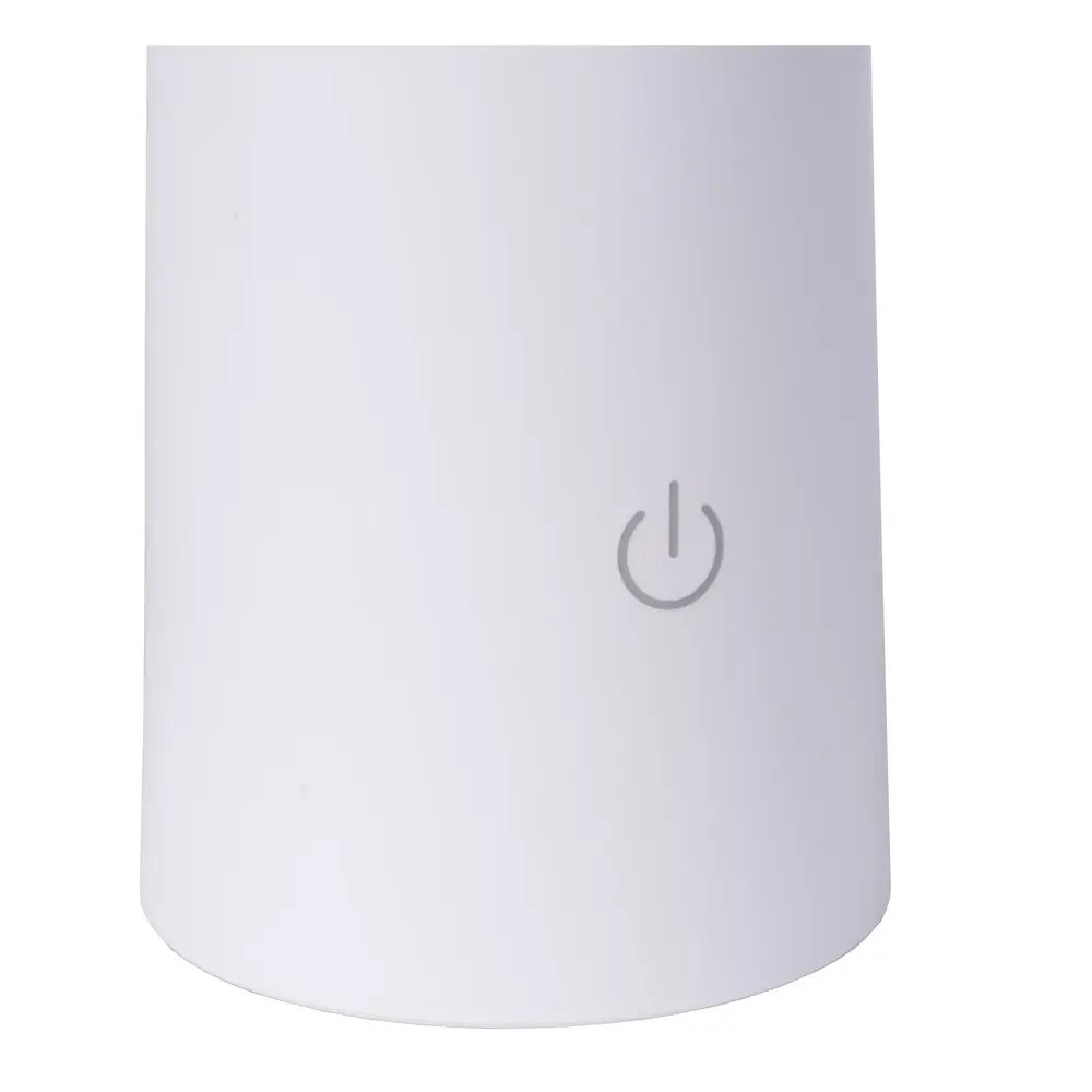 Lucide JIVE - Wiederaufladbare Tischleuchte Innen/Außen - Batterie/Batterie - Ø 13,7 cm - LED Dimb. - CCT - 1x3W 2800K/6500K - IP44 - Weiß