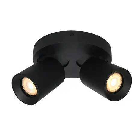 Artdelight Spot Megano 2-flammig Ø 17 cm schwarz Artdelight Spot Megano 2-flammig Ø 17 cm schwarz