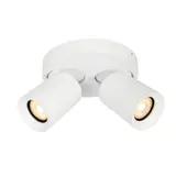 Artdelight Spot Megano 2-flammig Ø 17 cm weiß Artdelight Spot Megano 2-flammig Ø 17 cm weiß