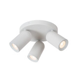 Lucide PUNCH - Deckenstrahler - Ø 21 cm - 3xGU10 - Weiß