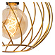Lucide DANZA - Deckenleuchte - Ø 25 cm - 1xE27 - Matt Gold / Messing