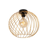 Lucide DANZA - Deckenleuchte - Ø 40 cm - 1xE27 - Matt Gold / Messing