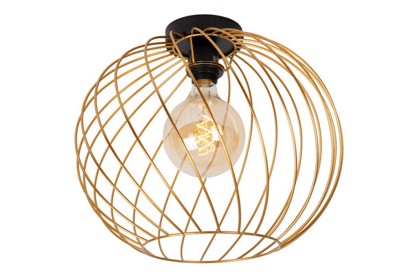 Lucide DANZA - Deckenleuchte - Ø 40 cm - 1xE27 - Matt Gold / Messing