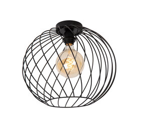 Lucide DANZA - Deckenleuchte - Ø 40 cm - 1xE27 - Schwarz