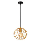 Lucide DANZA - Pendelleuchte - Ø 25 cm - 1xE27 - Mattes Gold / Messing