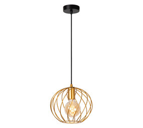 Lucide DANZA - Pendelleuchte - Ø 25 cm - 1xE27 - Mattes Gold / Messing