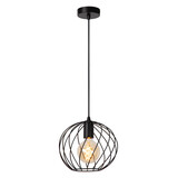Lucide DANZA - Hängeleuchte - Ø 25 cm - 1xE27 - Schwarz