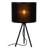 Lucide TAGALOG - Tischleuchte - Ø 26 cm - 1xE27 - Schwarz