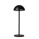 Lucide JOY - Wiederaufladbare Tischleuchte Innen/Außen - Batterie/Batterie - Ø 12 cm - LED Dimb. - 1x1,5W 3000K - IP54 - Schwarz