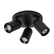 Lucide PUNCH - Deckenstrahler - Ø 21 cm - 3xGU10 - Schwarz Lucide PUNCH - Deckenstrahler - Ø 21 cm - 3xGU10 - Schwarz