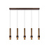 MARGARY - Hängeleuchte - LED Dimb. - 5x4,2W 2700K - Kaffee MARGARY - Hängeleuchte - LED Dimb. - 5x4,2W 2700K - Kaffee