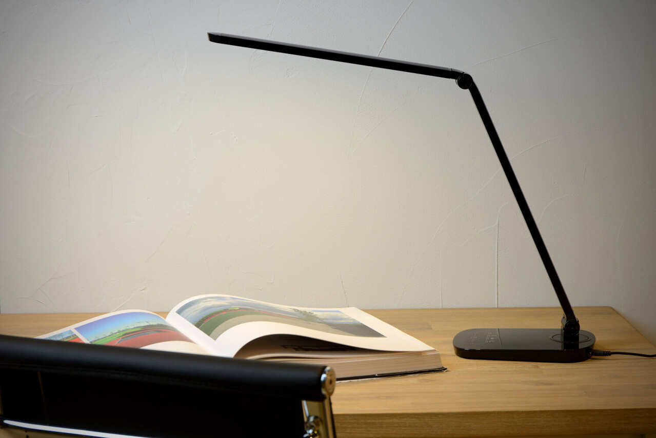 Lucide VARIO LED - Schreibtischlampe - LED Dim to warm - 1x8W 2700K/6500K - Schwarz Lucide VARIO LED - Schreibtischlampe - LED Dim to warm - 1x8W 2700K/6500K - Schwarz