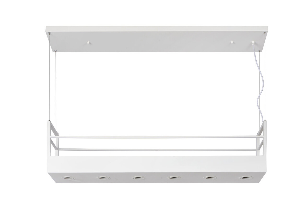 Lucide MIRAVELLE - Hängeleuchte - 6xGU10 - Weiß Lucide MIRAVELLE - Hängeleuchte - 6xGU10 - Weiß