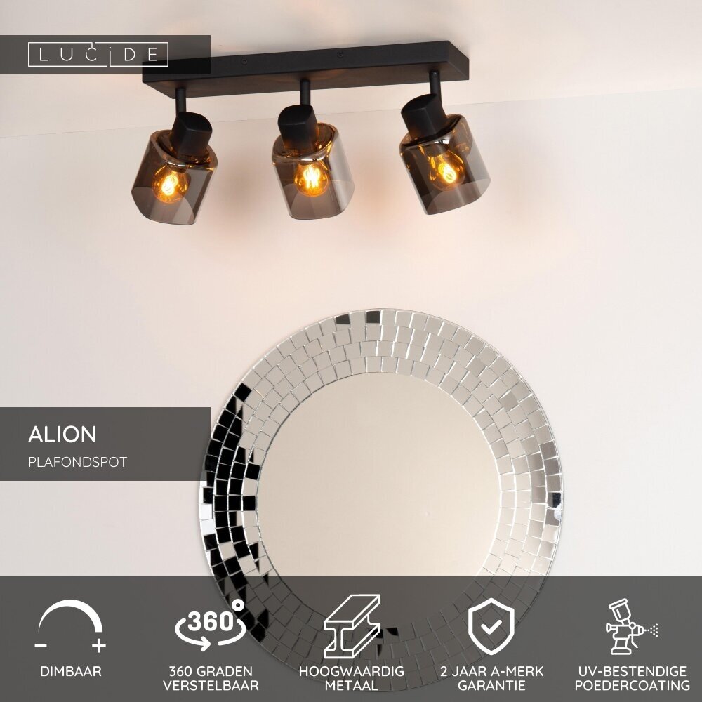 Lucide ALION - Deckenstrahler - 3xE14 - Schwarz Lucide ALION - Deckenstrahler - 3xE14 - Schwarz