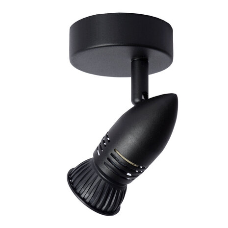 Lucide CARO - Deckenstrahler - Ø 9 cm - 1xGU10 - Schwarz Lucide CARO - Deckenstrahler - Ø 9 cm - 1xGU10 - Schwarz