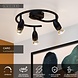 Lucide CARO - Deckenstrahler - Ø 31 cm - 3xGU10 - Schwarz Lucide CARO - Deckenstrahler - Ø 31 cm - 3xGU10 - Schwarz