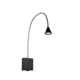 Lucide BUDDY - Nachttischlampe / Wandlampe - LED - 1x4W 4000K - Schwarz