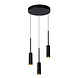 Lucide TUBULE - Hängeleuchte - Ø 26 cm - LED - 3x7W 2700K - Schwarz Lucide TUBULE - Hängeleuchte - Ø 26 cm - LED - 3x7W 2700K - Schwarz