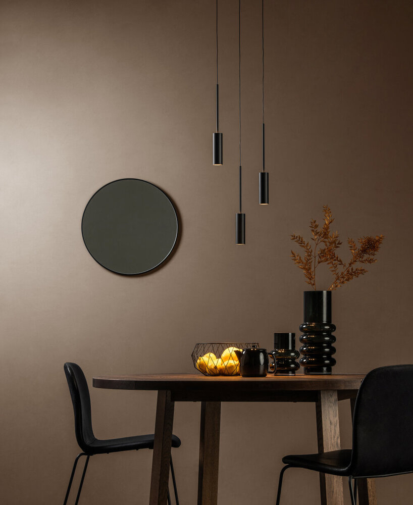 Lucide TUBULE - Hängeleuchte - Ø 26 cm - LED - 3x7W 2700K - Schwarz Lucide TUBULE - Hängeleuchte - Ø 26 cm - LED - 3x7W 2700K - Schwarz
