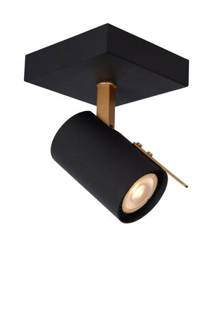 Lucide GRONY - Deckenstrahler - LED Dim to warm - GU10 - 1x5W 2200K/3000K - Schwarz Lucide GRONY - Deckenstrahler - LED Dim to warm - GU10 - 1x5W 2200K/3000K - Schwarz