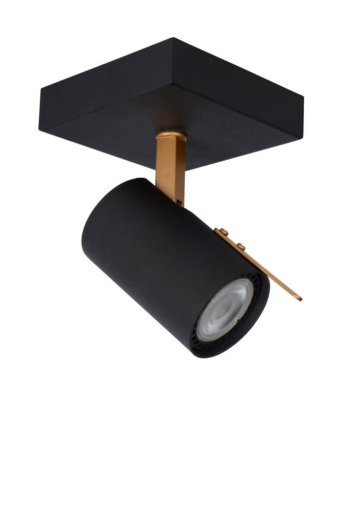 Lucide GRONY - Deckenstrahler - LED Dim to warm - GU10 - 1x5W 2200K/3000K - Schwarz Lucide GRONY - Deckenstrahler - LED Dim to warm - GU10 - 1x5W 2200K/3000K - Schwarz