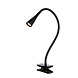 Lucide ZOZY - Klemmleuchte - LED 3 StepDim - 1x4W 3000K - Schwarz Lucide ZOZY - Klemmleuchte - LED 3 StepDim - 1x4W 3000K - Schwarz