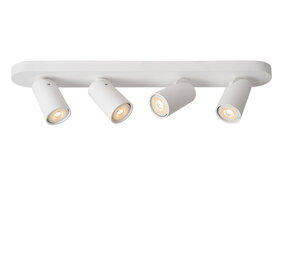 Lucide XYRUS - Deckenstrahler - LED Dim to warm - GU10 - 4x5W 2200K/3000K - Weiß Lucide XYRUS - Deckenstrahler - LED Dim to warm - GU10 - 4x5W 2200K/3000K - Weiß