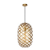 Lucide WOLFRAM - Hängeleuchte - Ø 32 cm - 1xE27 - Matt Gold / Messing