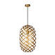 Lucide WOLFRAM - Hängeleuchte - Ø 32 cm - 1xE27 - Matt Gold / Messing