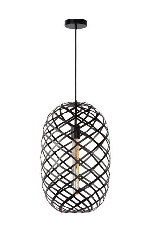 Lucide WOLFRAM - Hängeleuchte - Ø 32 cm - 1xE27 - Schwarz Lucide WOLFRAM - Hängeleuchte - Ø 32 cm - 1xE27 - Schwarz