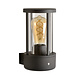 Lucide LORI - Wandleuchte Innen/Außen - Ø 12 cm - 1xE27 - IP44 - Tag/Nachtsensor - Anthrazit