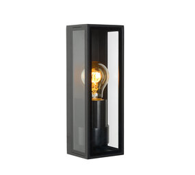 Lucide DUKAN - Wandleuchte Innen/Außen - 1xE27 - IP65 - Schwarz Lucide DUKAN - Wandleuchte Innen/Außen - 1xE27 - IP65 - Schwarz