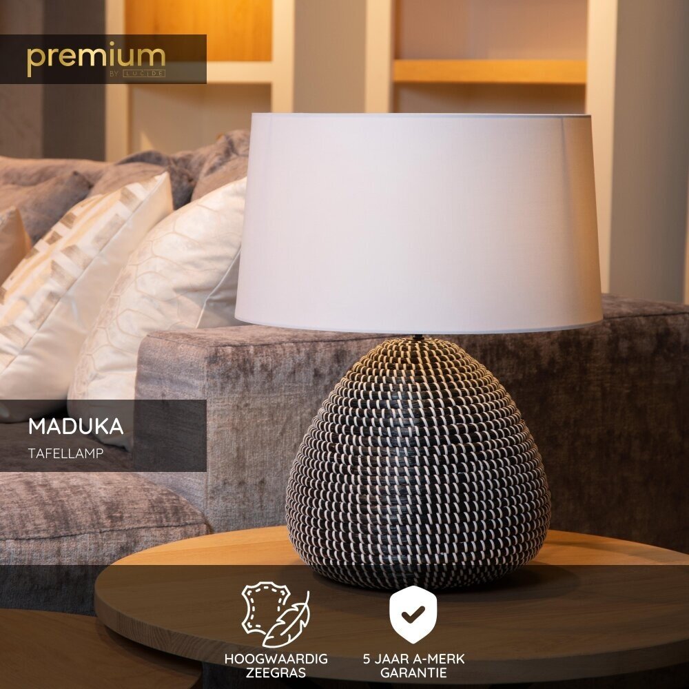 Lucide Premium MADUKA - Tischleuchte - Ø 45 cm - 1xE27 - Schwarz Lucide Premium MADUKA - Tischleuchte - Ø 45 cm - 1xE27 - Schwarz