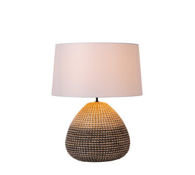 Lucide Premium MADUKA - Tischleuchte - Ø 45 cm - 1xE27 - Natur