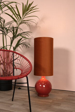 Lucide ESTERAD - Stehleuchte - Ø 34 cm - 1xE27 - Orange Lucide ESTERAD - Stehleuchte - Ø 34 cm - 1xE27 - Orange