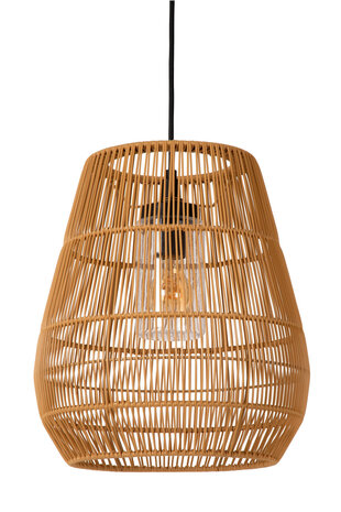 Lucide NERIDA - Pendelleuchte Innen/Außen - Ø 35 cm - 1xE27 - IP44 - Natur