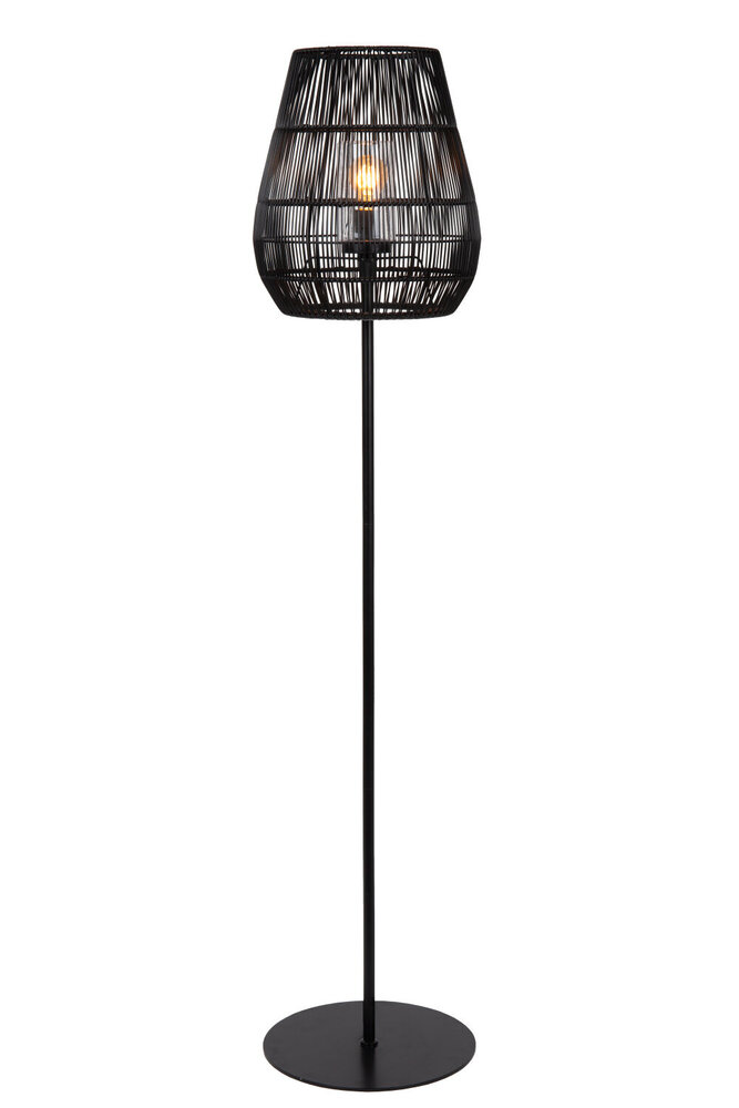 Lucide NERIDA - Stehleuchte Indoor/Outdoor - Ø 35 cm - 1xE27 - IP44 - Schwarz Lucide NERIDA - Stehleuchte Indoor/Outdoor - Ø 35 cm - 1xE27 - IP44 - Schwarz