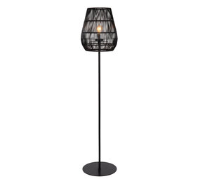 Lucide NERIDA - Stehleuchte Indoor/Outdoor - Ø 35 cm - 1xE27 - IP44 - Schwarz