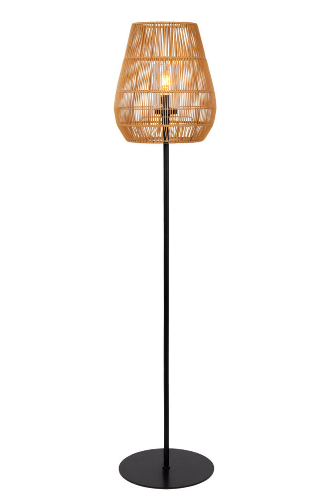 Lucide NERIDA - Stehleuchte Innen/Außen - Ø 35 cm - 1xE27 - IP44 - Natur Lucide NERIDA - Stehleuchte Innen/Außen - Ø 35 cm - 1xE27 - IP44 - Natur