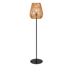 Lucide NERIDA - Stehleuchte Innen/Außen - Ø 35 cm - 1xE27 - IP44 - Natur