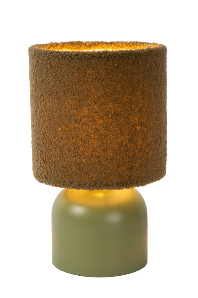 Lucide WOOLLY - Tischleuchte - Ø 16 cm - 1xE14 - Grün Lucide WOOLLY - Tischleuchte - Ø 16 cm - 1xE14 - Grün
