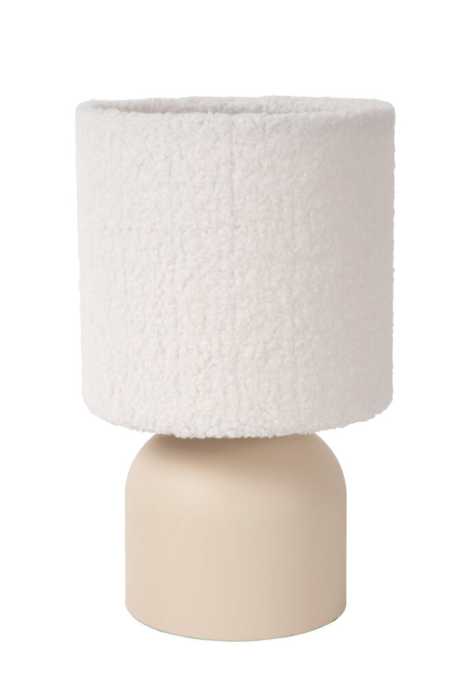 Lucide WOOLLY - Tischleuchte - Ø 16 cm - 1xE14 - Beige Lucide WOOLLY - Tischleuchte - Ø 16 cm - 1xE14 - Beige
