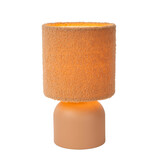 Lucide WOOLLY - Tischleuchte - Ø 16 cm - 1xE14 - Ockergelb