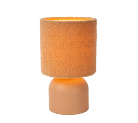 Lucide WOOLLY - Tischleuchte - Ø 16 cm - 1xE14 - Ockergelb