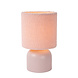 Lucide WOOLLY - Tischleuchte - Ø 16 cm - 1xE14 - Rosa