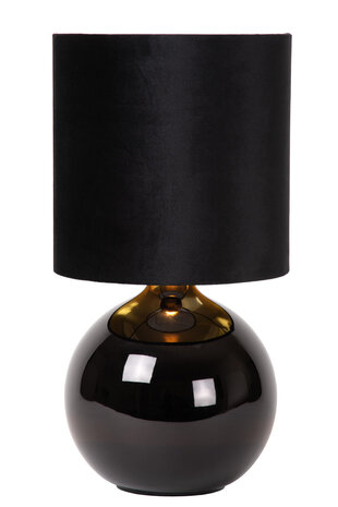Lucide ESTERAD - Tischleuchte - Ø 24 cm - 1xE14 - Schwarz