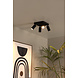 Lucide CLUBS - Deckenstrahler - 4xGU10 - Schwarz Lucide CLUBS - Deckenstrahler - 4xGU10 - Schwarz