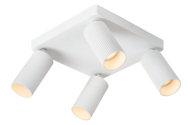 Lucide CLUBS - Deckenstrahler - 4xGU10 - Weiß Lucide CLUBS - Deckenstrahler - 4xGU10 - Weiß