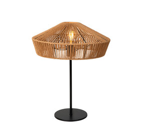 Lucide YUNKAI - Tischleuchte - Ø 40 cm - 1xE27 - Natur Lucide YUNKAI - Tischleuchte - Ø 40 cm - 1xE27 - Natur