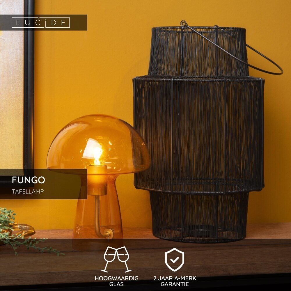 Lucide FUNGO - Tischleuchte - 1xE27 - Orange
